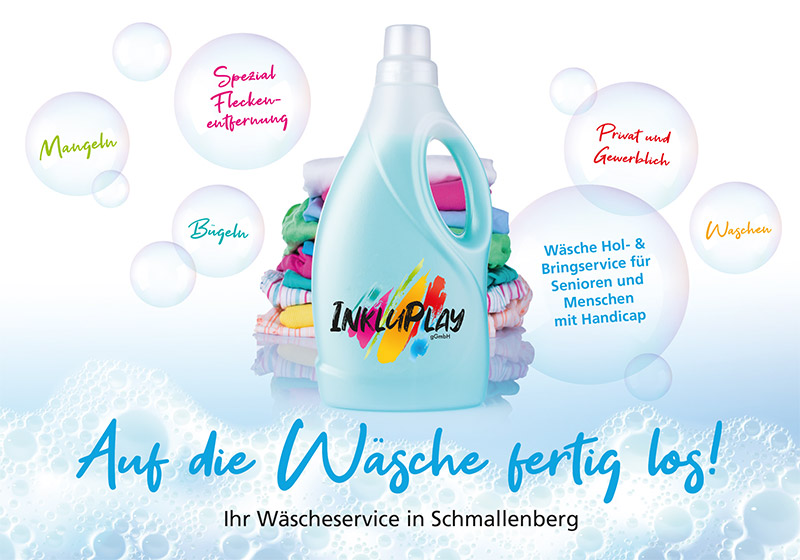 Inkluplay Wäscheservice Flyer